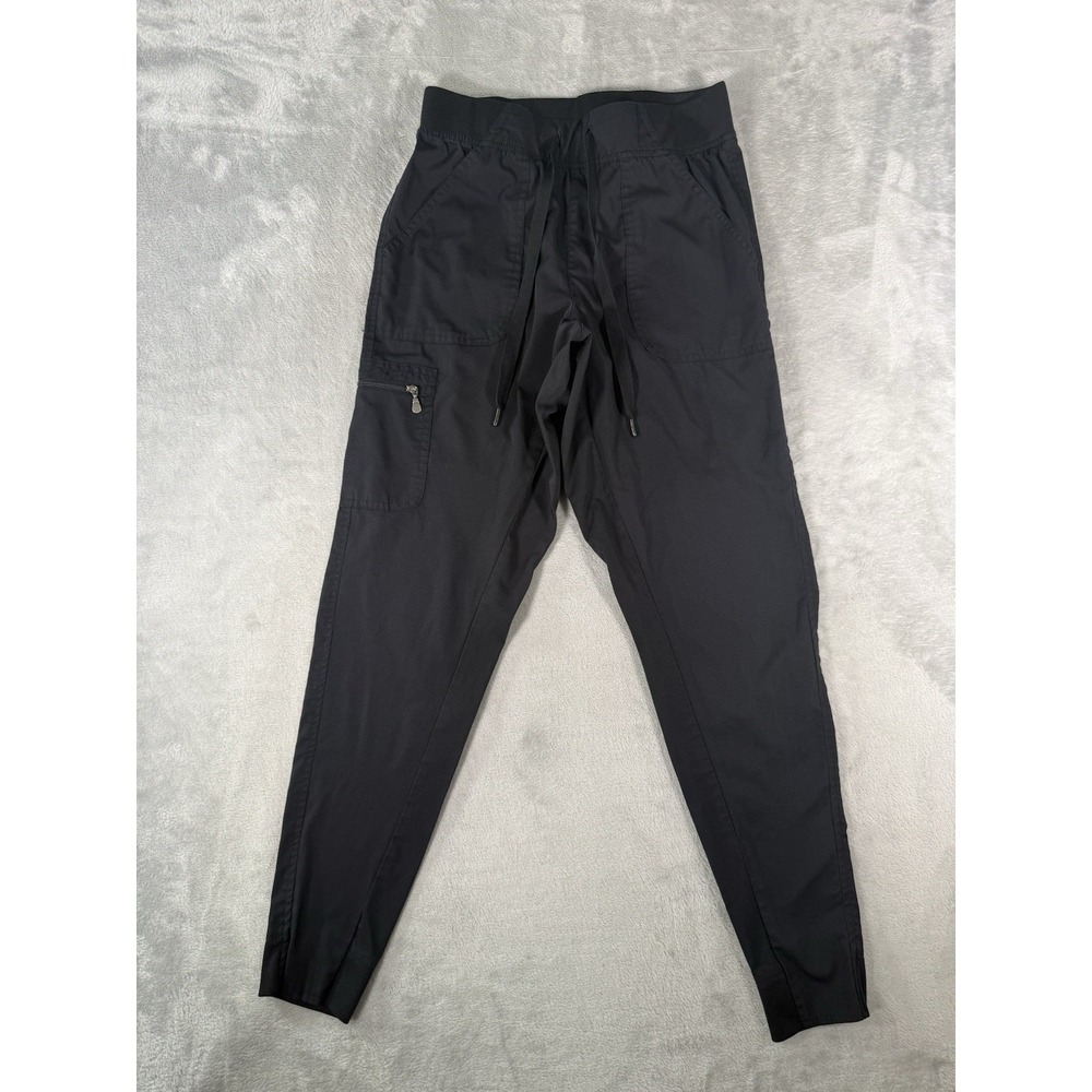 Adar Pro Scrub Pants Women's XS Black Ultimate Yoga Joggers Medical Healthcare
